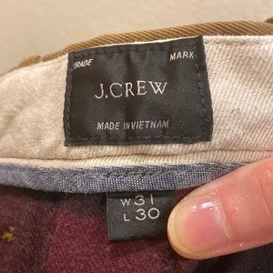 JCREW khaki warm flannel lined pants!